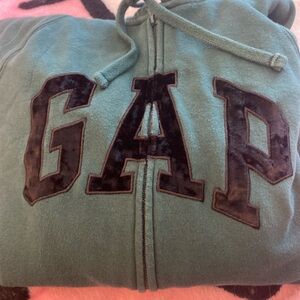 Velvet gap zip up